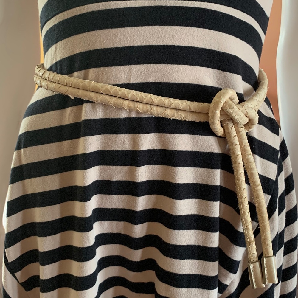 Burberry Leather Rope Belt